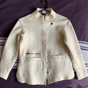 Nau Boiled Wool Jacket XS Cream